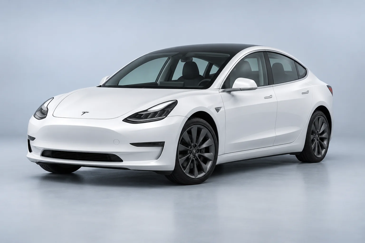 2019 Tesla Model 3 AWD Long Range rental vehicle illustration or photo